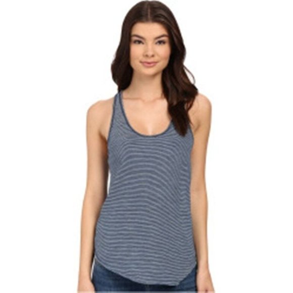JOE'S Collector's Edition LYNX Striped TANK Top MEDIUM BLUE ( XS  ) - Picture 2 of 3